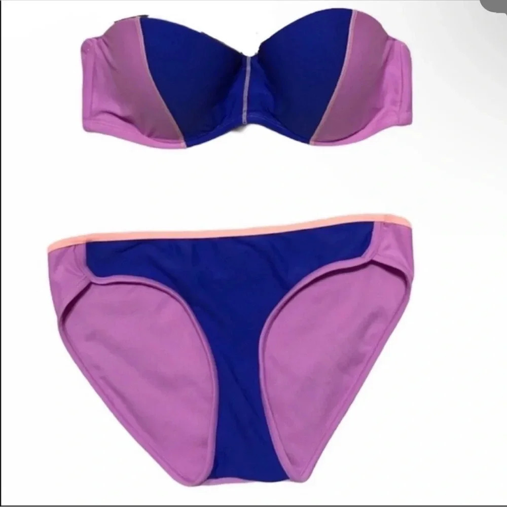 Xhilaration Color Block 2 Piece Bikini Size S/XS
